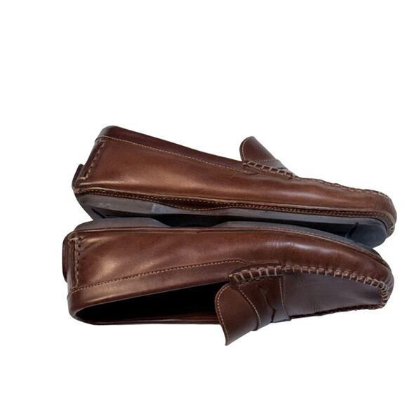 Women’s Brown Leather Penny Loafers Cliffs by White Mountain Size 8 / 38 - Picture 6 of 8